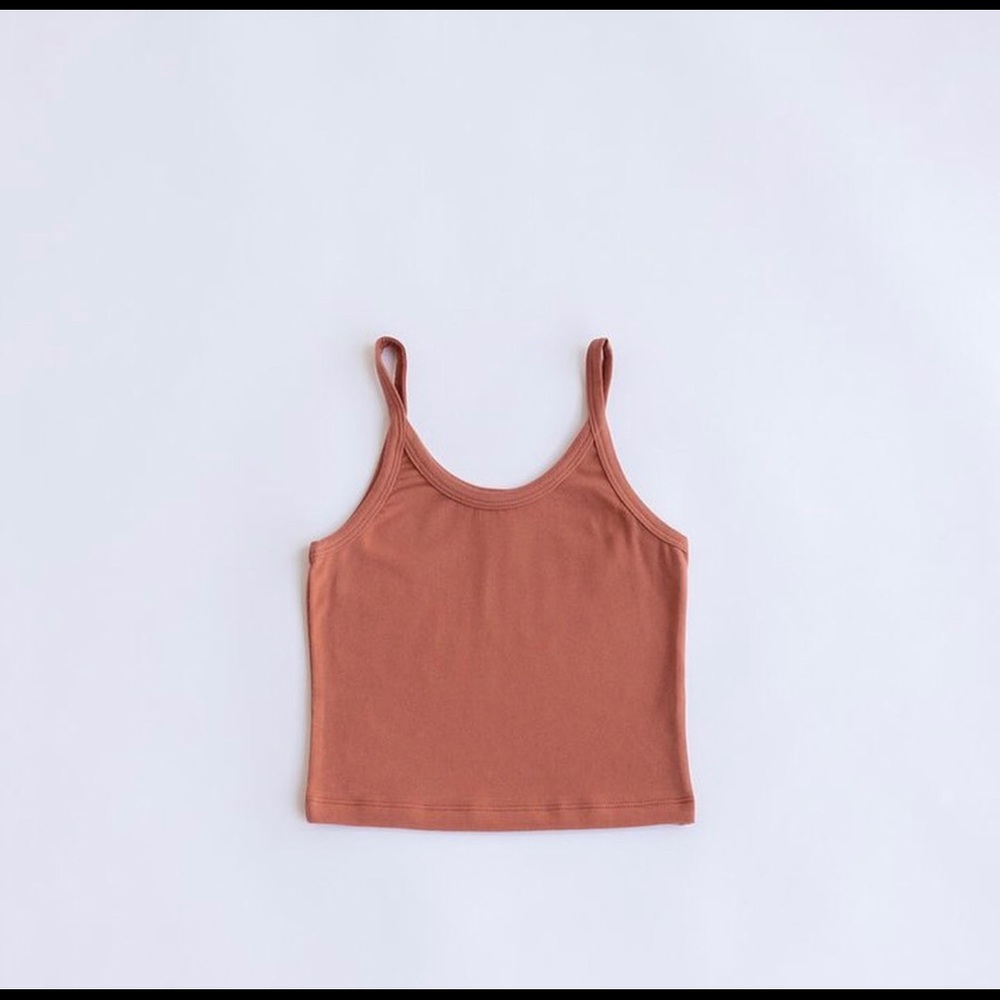 ARQ shoparq terra-cotta crop tank (terracotta)